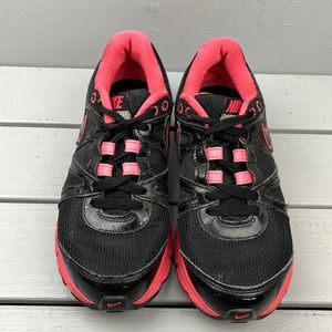 Nike Reax Women's Running Shoes Sneakers 454175-003 Black Coral (Pink) Size 6